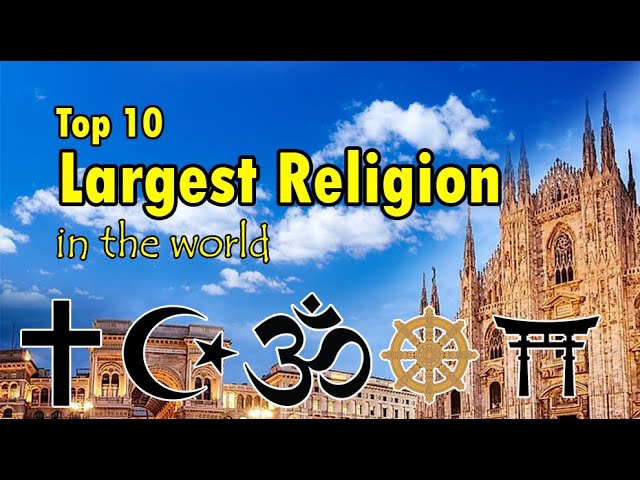 10 største religioner i verden